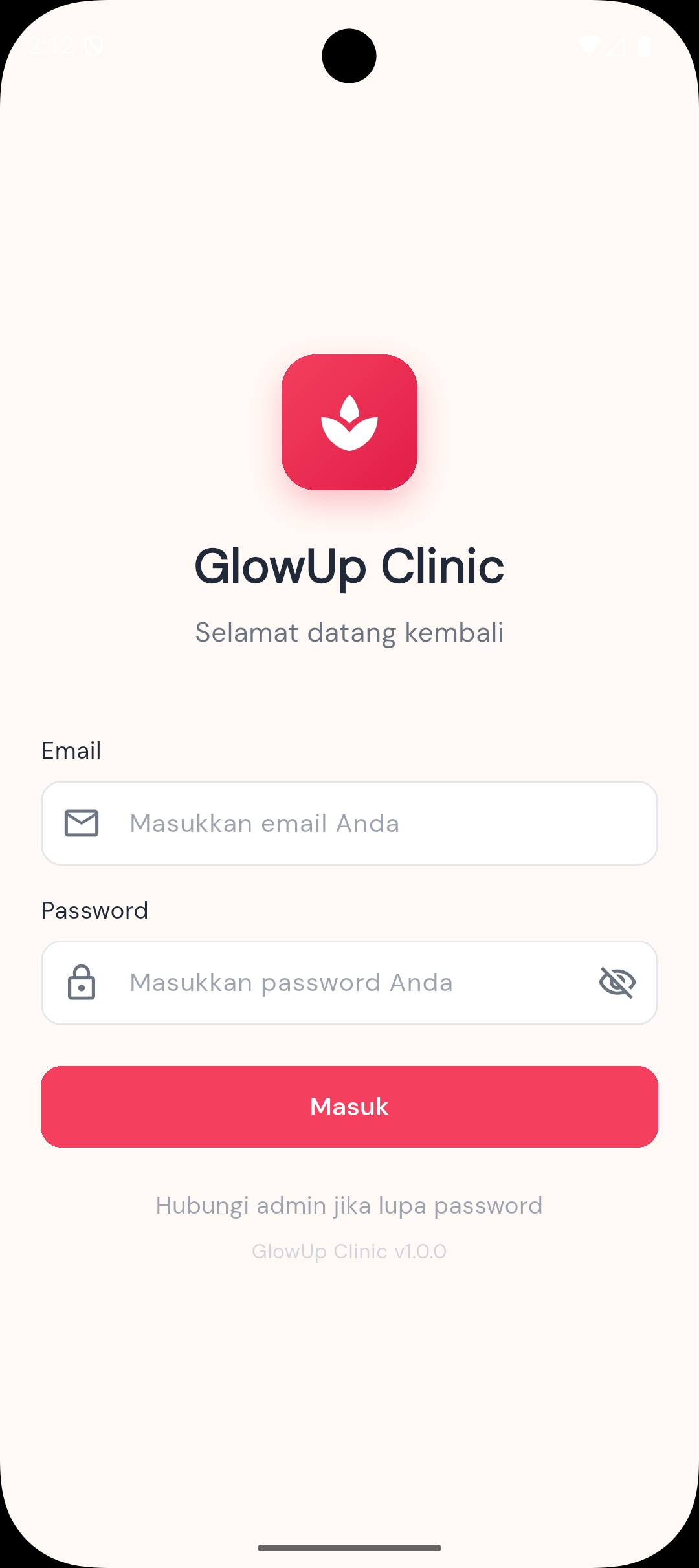 Login Screen